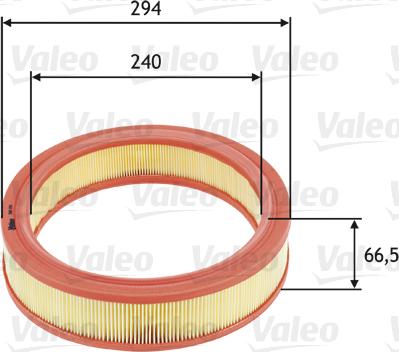 Valeo 585651 - Hava filtri furqanavto.az