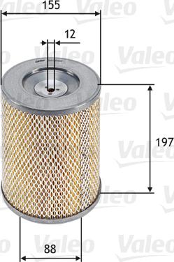 Valeo 585666 - Hava filtri furqanavto.az