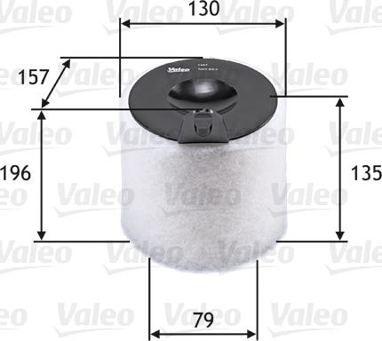 Valeo 585663 - Hava filtri furqanavto.az