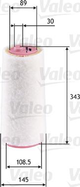 Valeo 585617 - Hava filtri furqanavto.az