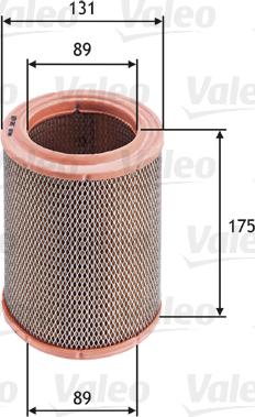 Valeo 585635 - Hava filtri furqanavto.az