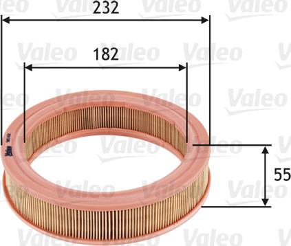 Valeo 585632 - Hava filtri furqanavto.az