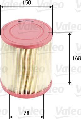 Valeo 585676 - Hava filtri furqanavto.az