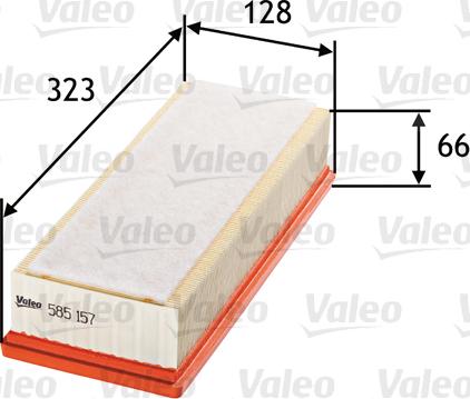 Valeo 585157 - Hava filtri furqanavto.az