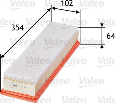 Valeo 585311 - Hava filtri furqanavto.az