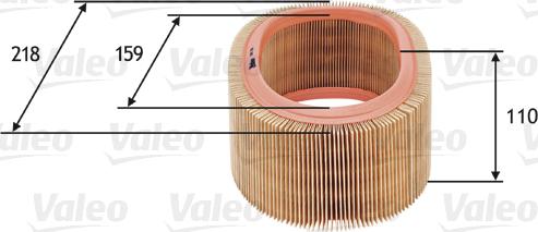 Valeo 585718 - Hava filtri furqanavto.az