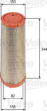 Valeo 585713 - Hava filtri furqanavto.az