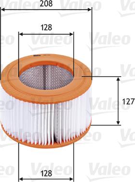 Valeo 585734 - Hava filtri furqanavto.az