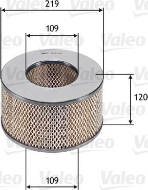 Valeo 585724 - Hava filtri furqanavto.az