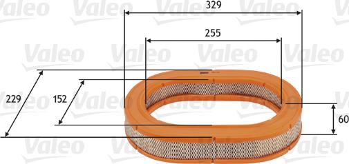 Valeo 585723 - Hava filtri furqanavto.az