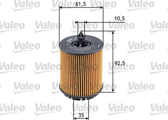 Valeo 586563 - Yağ filtri furqanavto.az