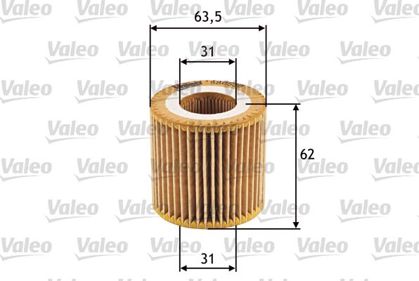 Valeo 586536 - Yağ filtri furqanavto.az