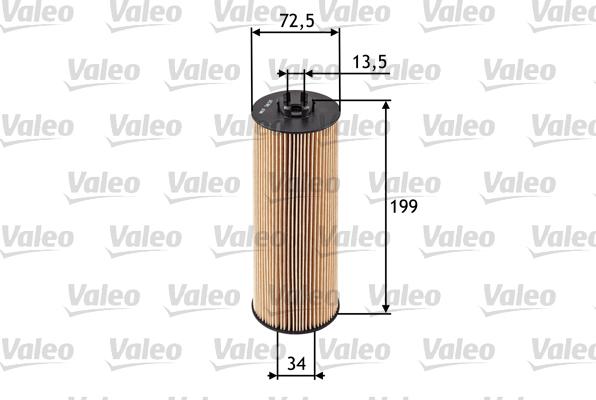 Valeo 586520 - Yağ filtri furqanavto.az