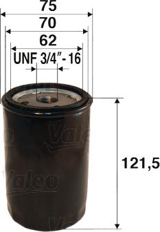 Valeo 586052 - Yağ filtri furqanavto.az