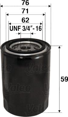 Valeo 586065 - Yağ filtri furqanavto.az