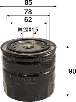 Valeo 586089 - Yağ filtri furqanavto.az