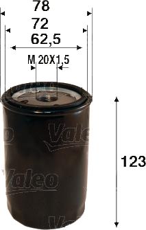 Valeo 586109 - Yağ filtri furqanavto.az