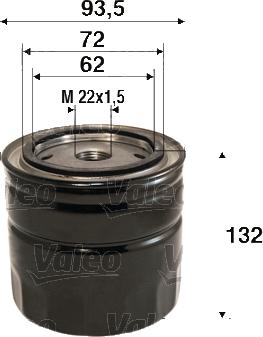 Valeo 586115 - Yağ filtri furqanavto.az