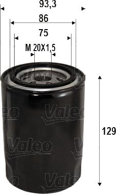 Valeo 586116 - Yağ filtri furqanavto.az