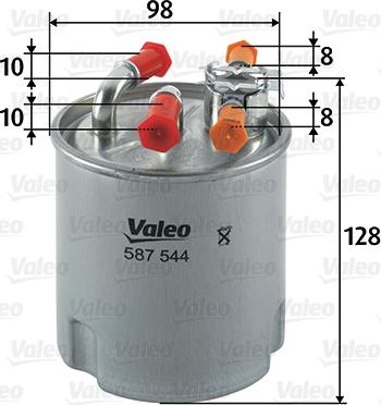 Valeo 587544 - Yanacaq filtri furqanavto.az