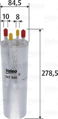 Valeo 587540 - Yanacaq filtri furqanavto.az