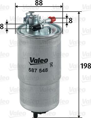 Valeo 587548 - Yanacaq filtri furqanavto.az
