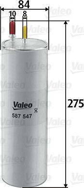 Valeo 587547 - Yanacaq filtri furqanavto.az