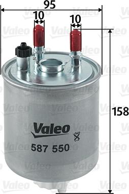 Valeo 587550 - Yanacaq filtri furqanavto.az