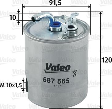 Valeo 587565 - Yanacaq filtri furqanavto.az