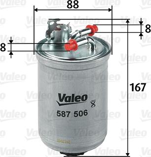 Valeo 587506 - Yanacaq filtri furqanavto.az