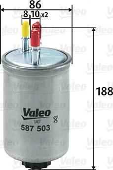 Valeo 587503 - Yağ filtri furqanavto.az