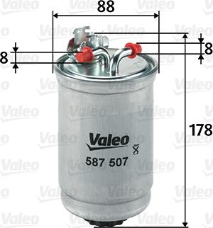 Valeo 587507 - Yağ filtri furqanavto.az