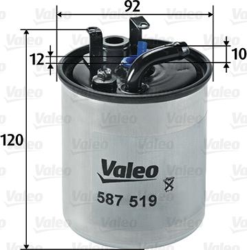 Valeo 587519 - Yanacaq filtri furqanavto.az