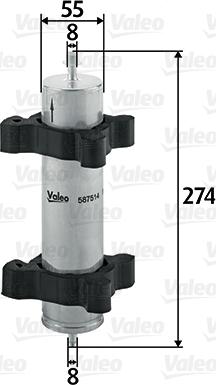 Valeo 587514 - Yanacaq filtri furqanavto.az