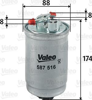 Valeo 587516 - Yanacaq filtri furqanavto.az