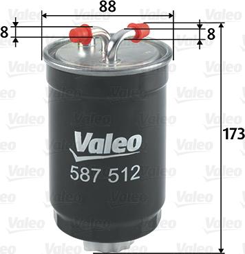 Valeo 587512 - Yanacaq filtri furqanavto.az