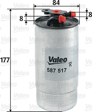 Valeo 587517 - Yanacaq filtri furqanavto.az