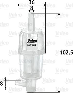 Valeo 587523 - Yağ filtri furqanavto.az