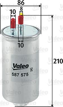 Valeo 587575 - Yanacaq filtri furqanavto.az