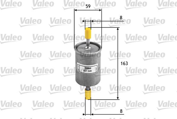 Valeo 587046 - Yağ filtri furqanavto.az