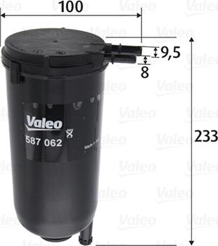 Valeo 587062 - Yanacaq filtri furqanavto.az