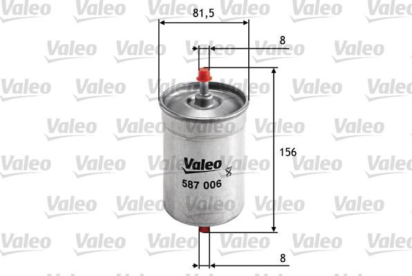 Valeo 587006 - Yağ filtri furqanavto.az