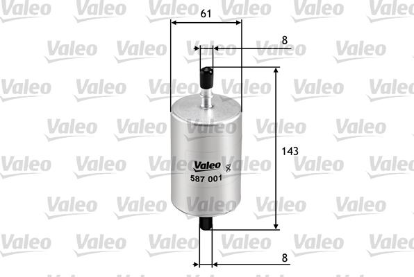 Valeo 587001 - Yağ filtri furqanavto.az