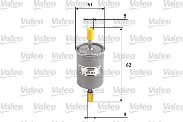Valeo 587008 - Yağ filtri furqanavto.az