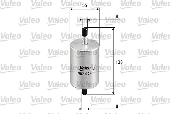 Valeo 587002 - Yağ filtri furqanavto.az