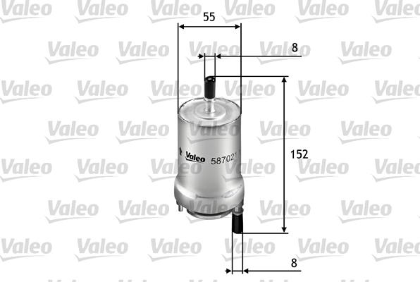 Valeo 587021 - Yağ filtri furqanavto.az
