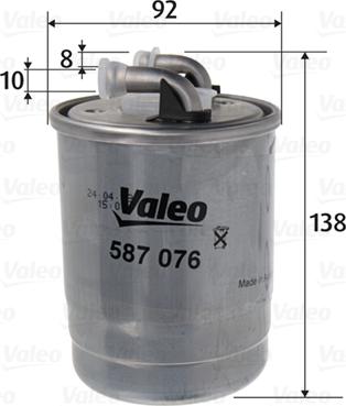 Valeo 587076 - Yanacaq filtri furqanavto.az