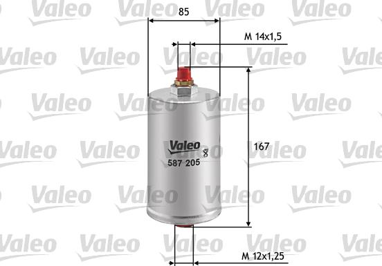Valeo 587205 - Yağ filtri furqanavto.az