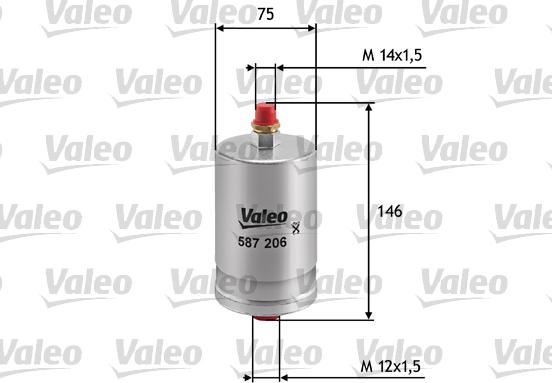 Valeo 587206 - Yağ filtri furqanavto.az
