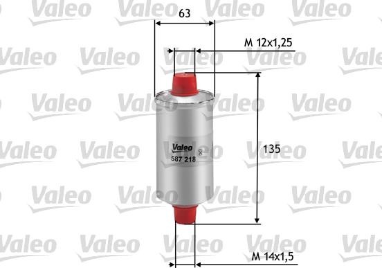 Valeo 587218 - Yağ filtri furqanavto.az